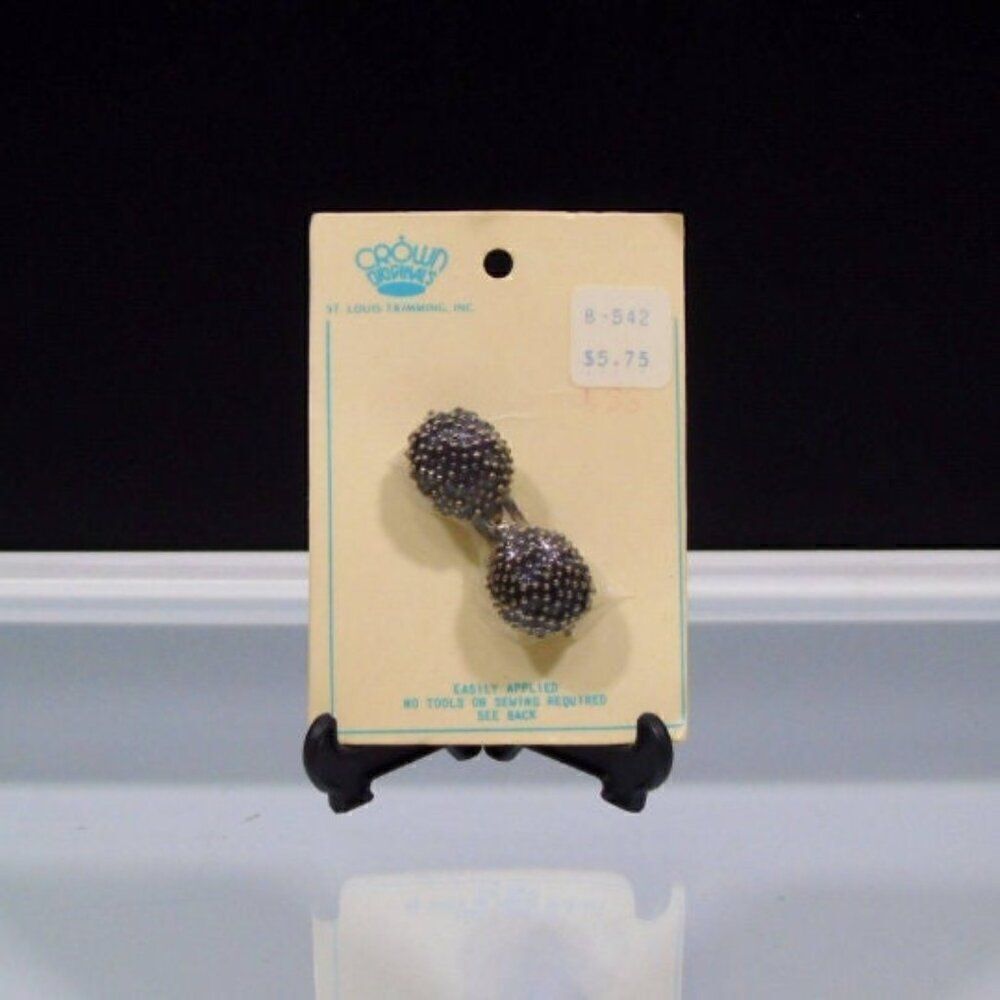 Vintage 1970s Belt Buckle No Sew Adjust Crafters Belt Buckle Crown Originals NOS